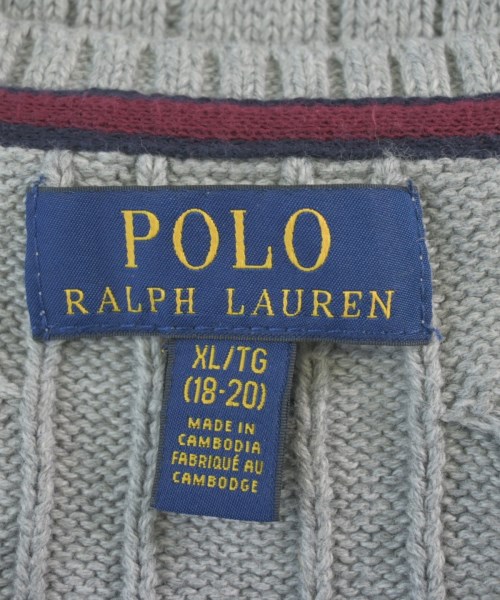 Polo Ralph Lauren（ポロラルフローレン）ニット・セーター グレー サイズ:XL メンズ/2200630705056