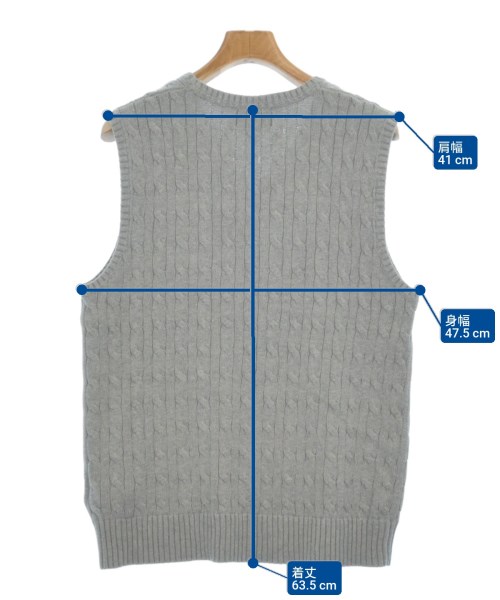 Polo Ralph Lauren（ポロラルフローレン）ニット・セーター グレー サイズ:XL メンズ/2200630705056