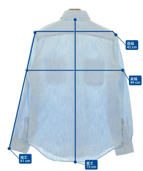Polo Ralph Lauren（ポロラルフローレン）カジュアルシャツ 青 サイズ:S メンズ/2200615051062