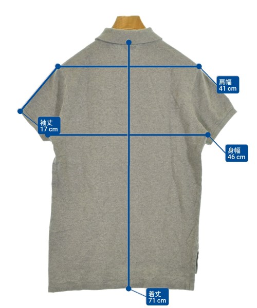 Polo Ralph Lauren（ポロラルフローレン）ポロシャツ グレー サイズ:S メンズ/2200606296038