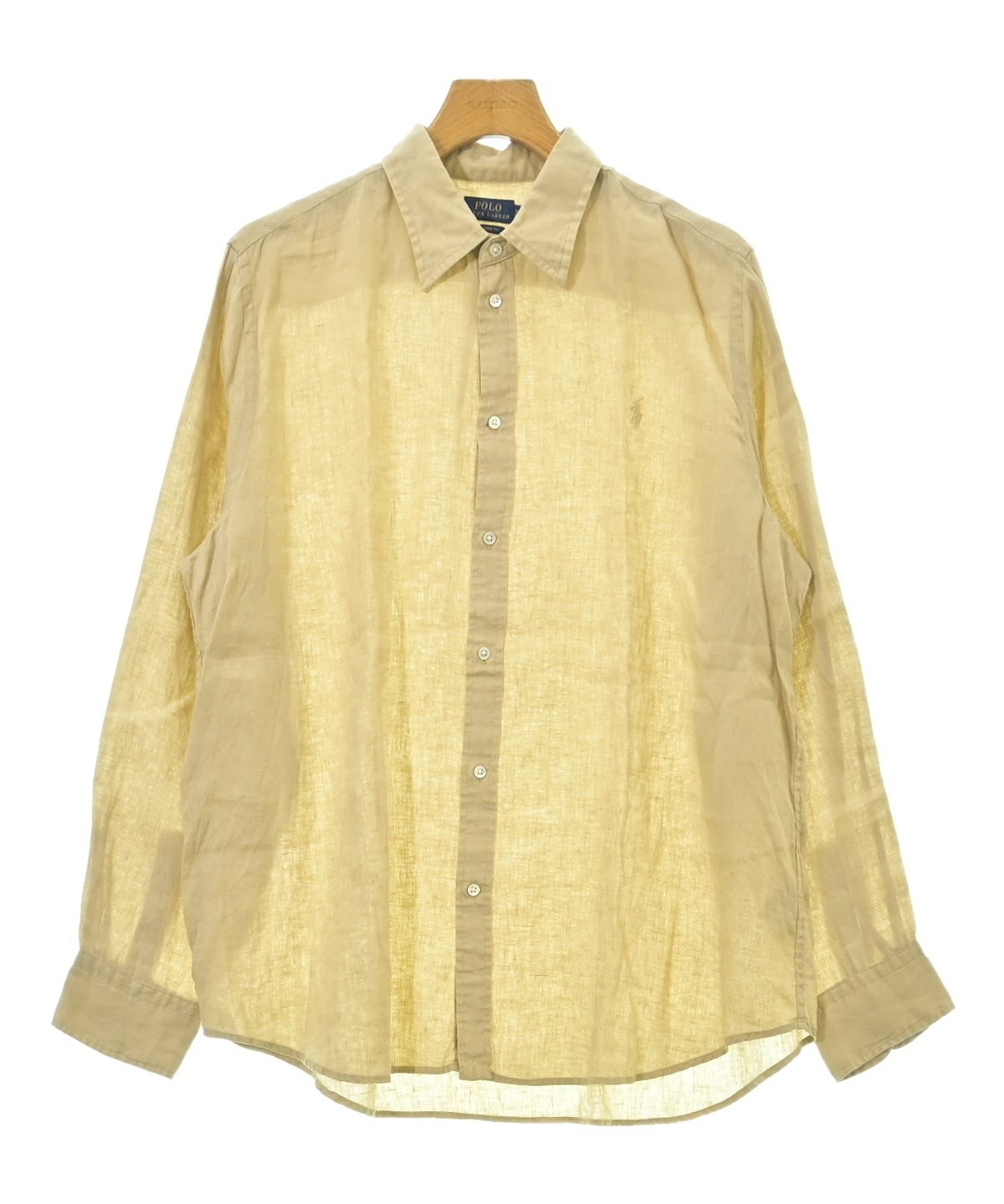 ✨未使用級 ポロラルフローレン 現行 オープンカラー ベージュ 希少XL Polo Ralph Lauren（ポロラルフローレン）カジュアルシャツ