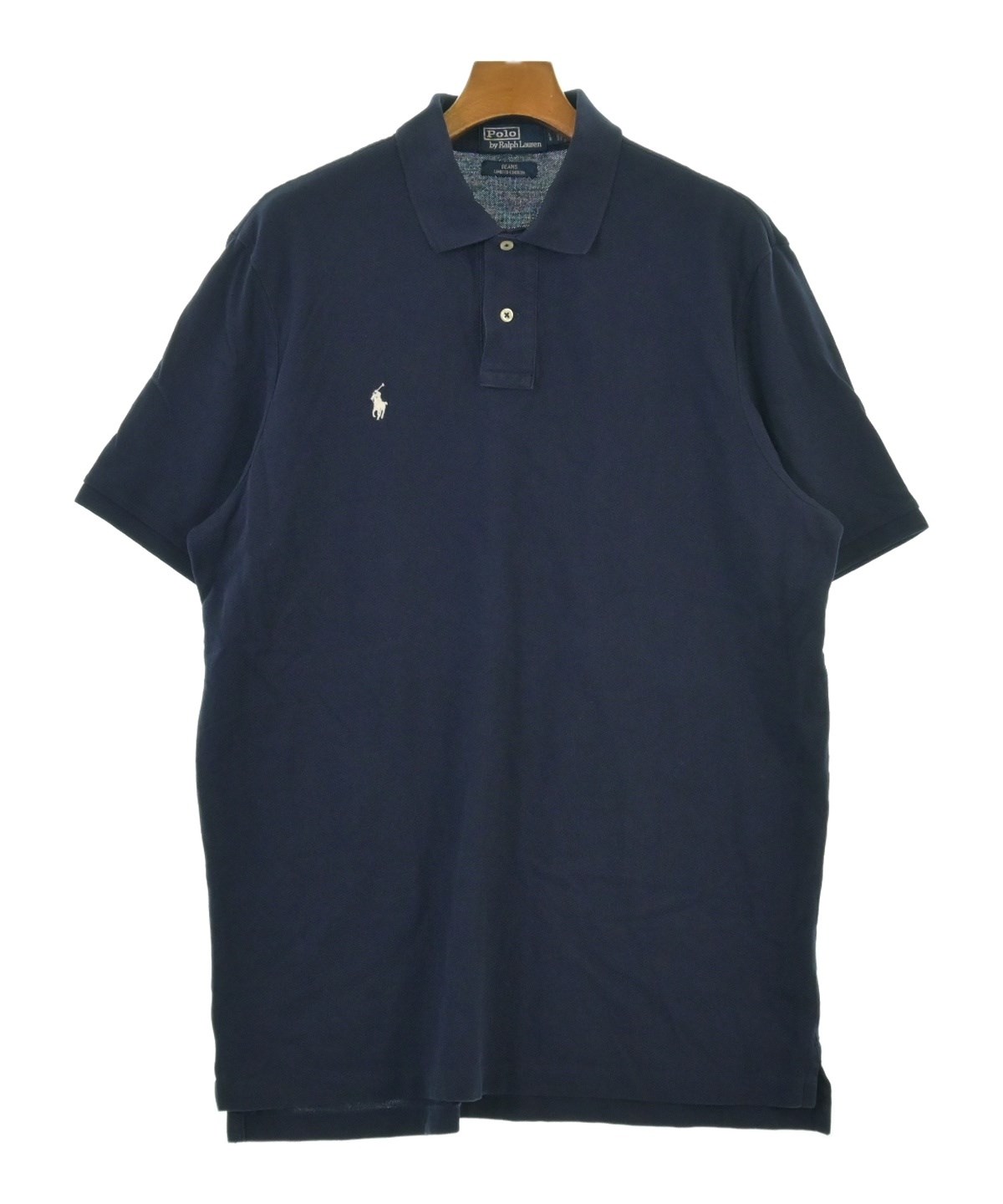 【美品】ラルフローレン RLX 長袖ポロシャツ ポロベア 刺繍 M 紺 Polo Ralph Lauren（ポロラルフローレン）ポロシャツ 紺 サイズ