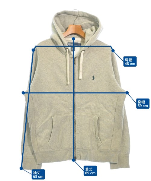 Polo Ralph Lauren（ポロラルフローレン）パーカー グレー サイズ:LL メンズ/2200620637053
