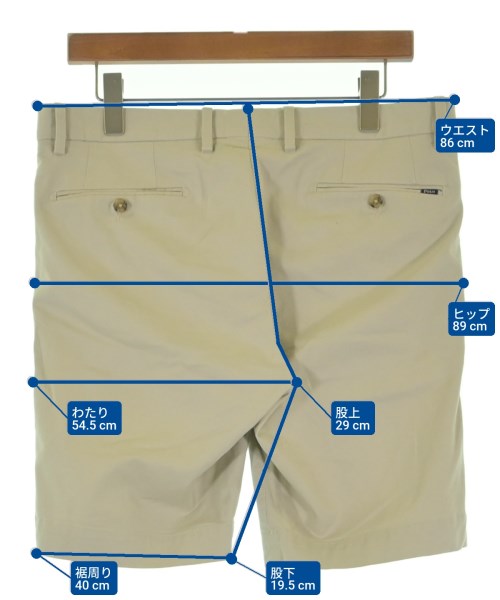 Polo Ralph Lauren（ポロラルフローレン）ショートパンツ ベージュ サイズ:32(L位) メンズ/2200613820035