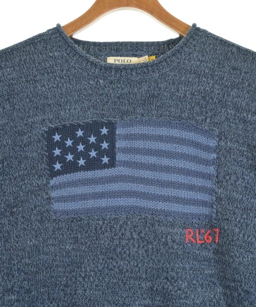 Polo Ralph Lauren（ポロラルフローレン）ニット・セーター 青 サイズ:S メンズ/2200620241083