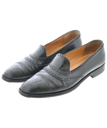 【新品未使用】27.5cmラルフローレン レザーシューズ ブラック イタリア製 ラルフローレン ローファー レザーシューズ 厚底 黒 8.5B