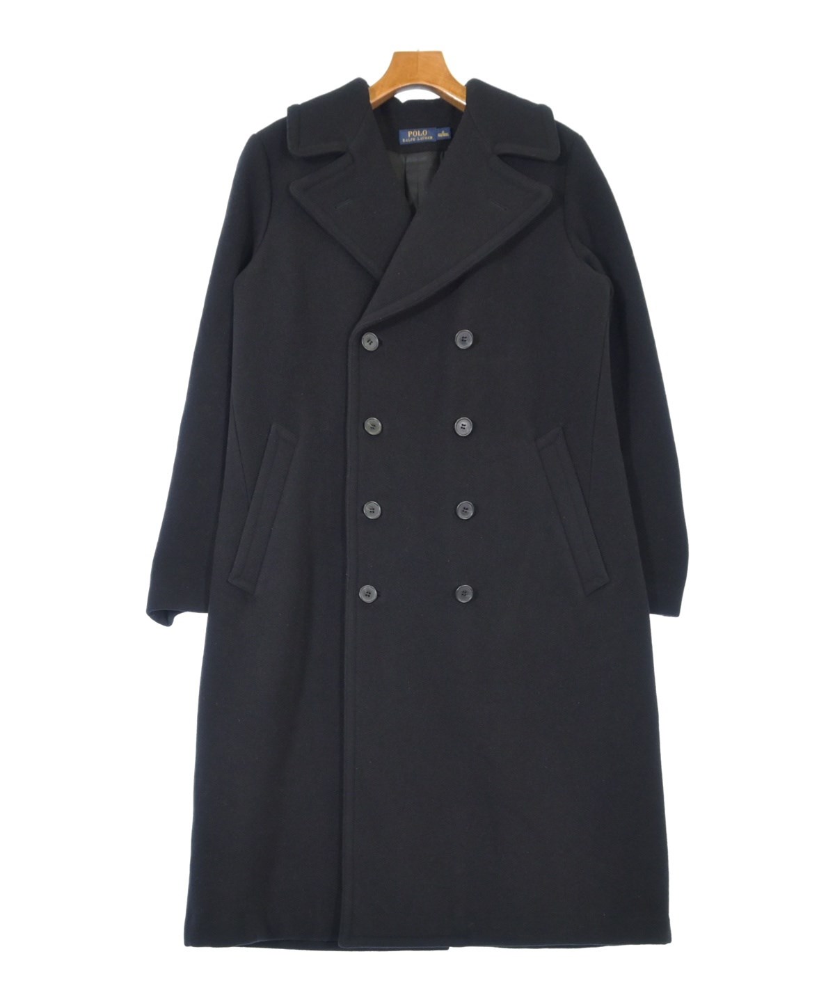 POLO RALPH LAUREN チェスターコート ブラック 40R 黒 Polo Ralph Lauren（ポロラルフローレン）チェスターコート 黒