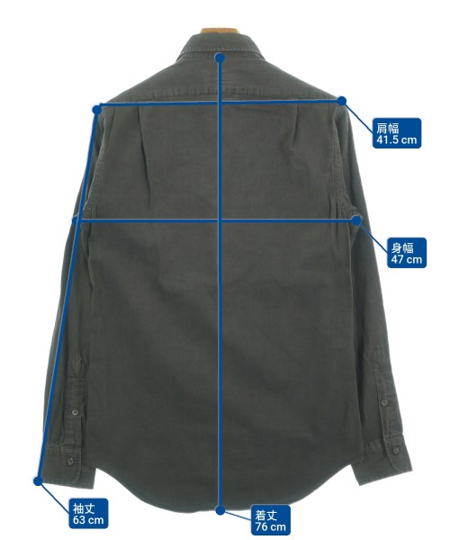 Polo Ralph Lauren（ポロラルフローレン）カジュアルシャツ グレー サイズ:XS メンズ/2200564112036