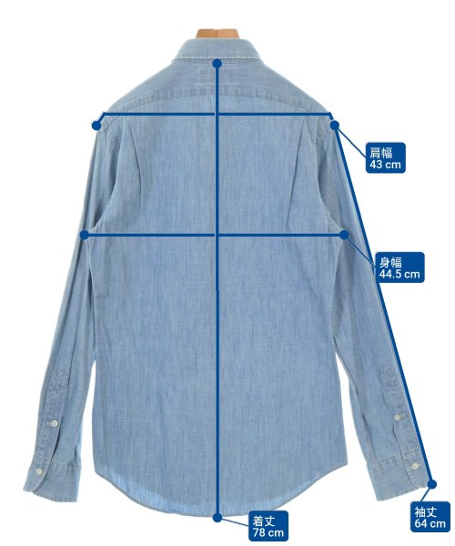 Polo Ralph Lauren（ポロラルフローレン）カジュアルシャツ 青 サイズ:S メンズ/2200564112043