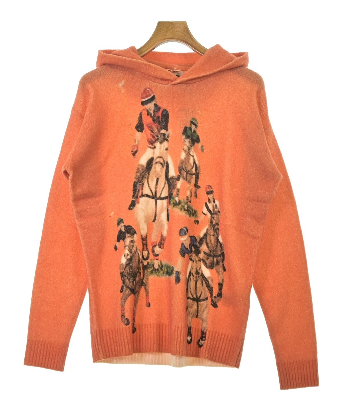 Polo Ralph Lauren オレンジ ニットセーター US S/M Polo Ralph Lauren（ポロラルフローレン）ニット・セーター オレンジ