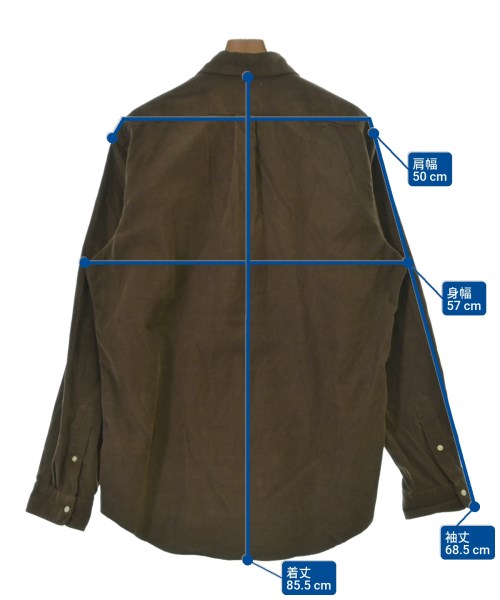 Polo Ralph Lauren（ポロラルフローレン）カジュアルシャツ 茶 サイズ:XL メンズ/2200671363048