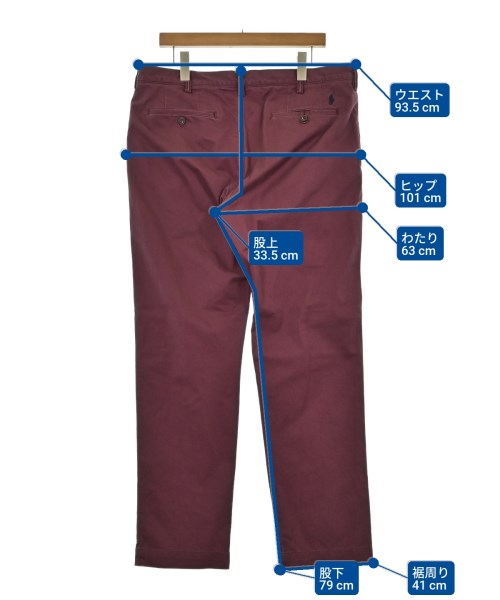 Polo Ralph Lauren（ポロラルフローレン）チノパン 赤 サイズ:-(XL位) メンズ/2200671796716