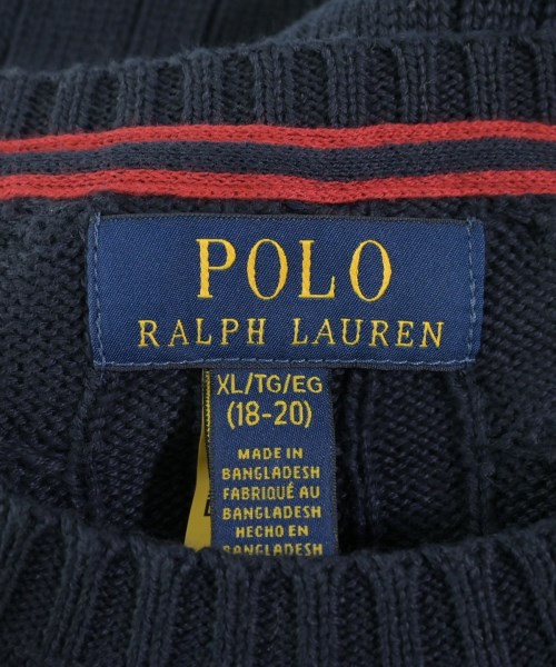 Polo Ralph Lauren（ポロラルフローレン）ニット・セーター 紺 サイズ:18-20(S位) メンズ/2200678390016