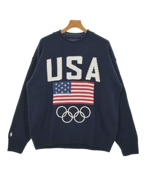 Polo Ralph Lauren(ポロラルフローレン)ニット・セーター 紺 サイズ:L/2200679582199