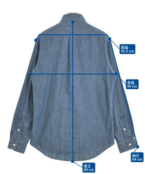 Polo Ralph Lauren（ポロラルフローレン）カジュアルシャツ 青 サイズ:S メンズ/2200680715029