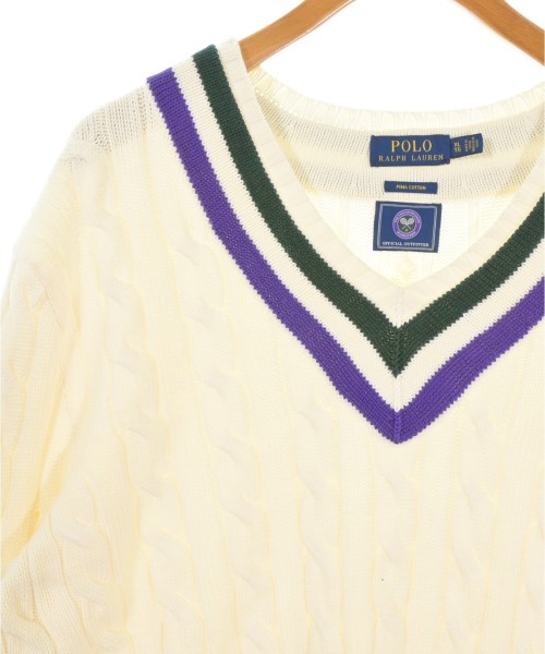 Polo Ralph Lauren（ポロラルフローレン）ニット・セーター 白 サイズ:XL メンズ/2200679762034