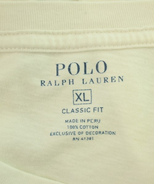Polo Ralph Lauren（ポロラルフローレン）Tシャツ・カットソー 白 サイズ:XL メンズ/2200693594130