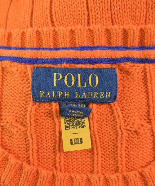 Polo Ralph Lauren（ポロラルフローレン）ニット・セーター オレンジ サイズ:XL メンズ/2200689890116