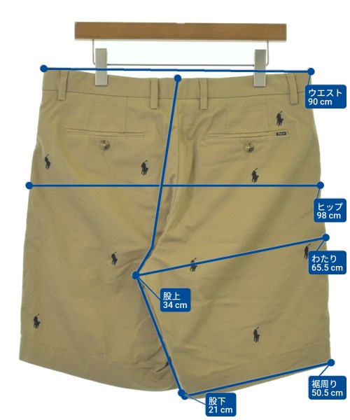 Polo Ralph Lauren（ポロラルフローレン）ショートパンツ ベージュ サイズ:34(XL位) メンズ/2200697055033