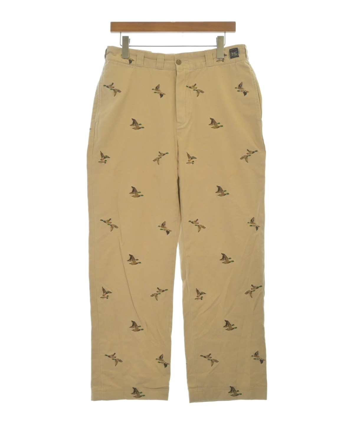 RALPH LAUREN プリントパンツ　チノパン　ベージュ 総柄 ポニー Polo Ralph Lauren（ポロラルフローレン）チノパン ベージュ サイズ:32