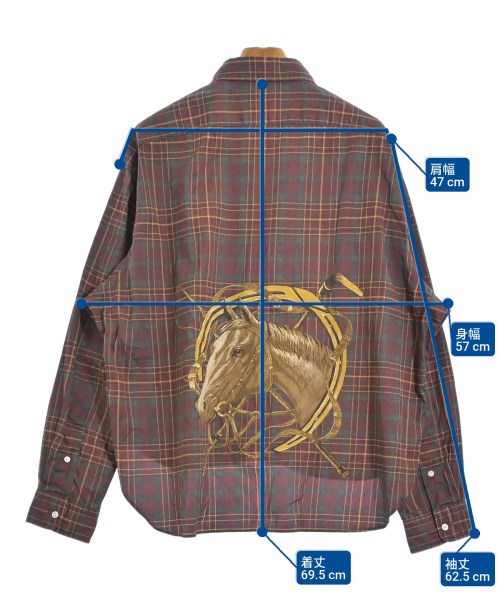 Polo Ralph Lauren（ポロラルフローレン）カジュアルシャツ 赤 サイズ:L メンズ/2200694102020