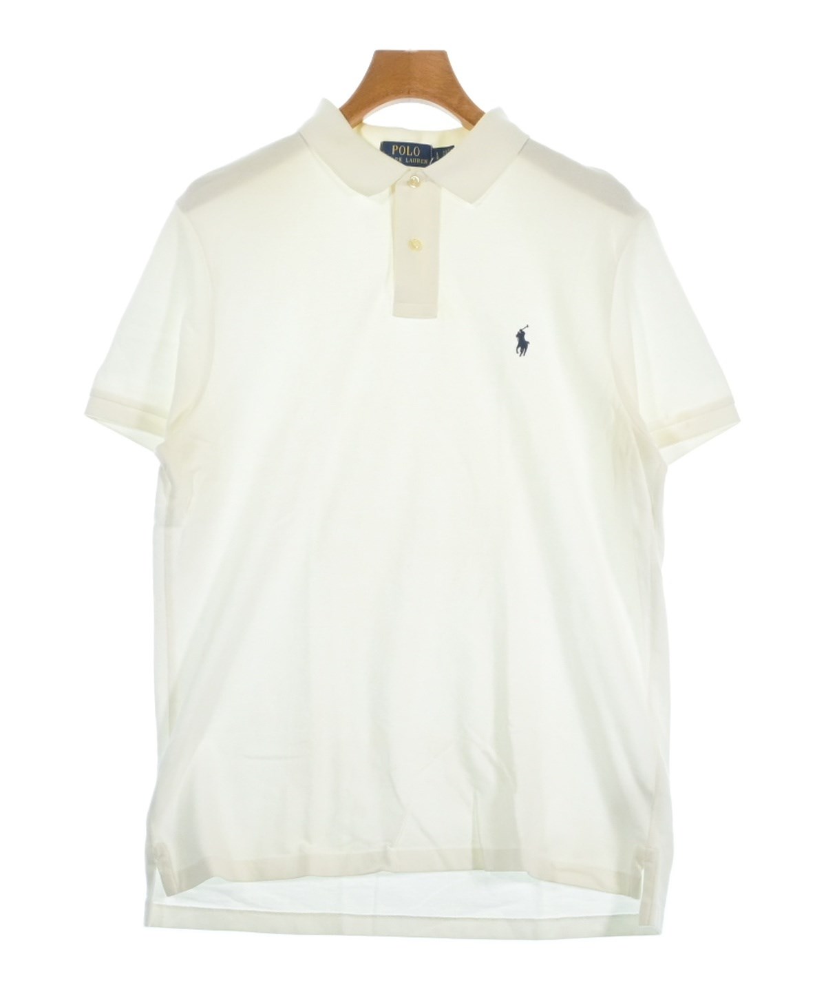 Polo Ralph Lauren（ポロラルフローレン）ポロシャツ 白 サイズ:L