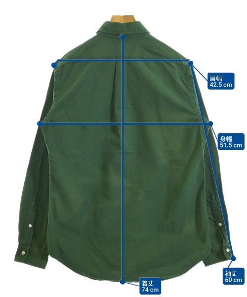 Polo Ralph Lauren（ポロラルフローレン）カジュアルシャツ 緑 サイズ:S メンズ/2200695165017