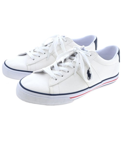 Polo Ralph Lauren(ポロラルフローレン)スニーカー 白 サイズ:UK9(27.5cm位)/2200696782688