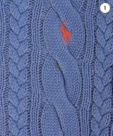 Polo Ralph Lauren（ポロラルフローレン）ニット・セーター 青 サイズ:S メンズ/2200695310080