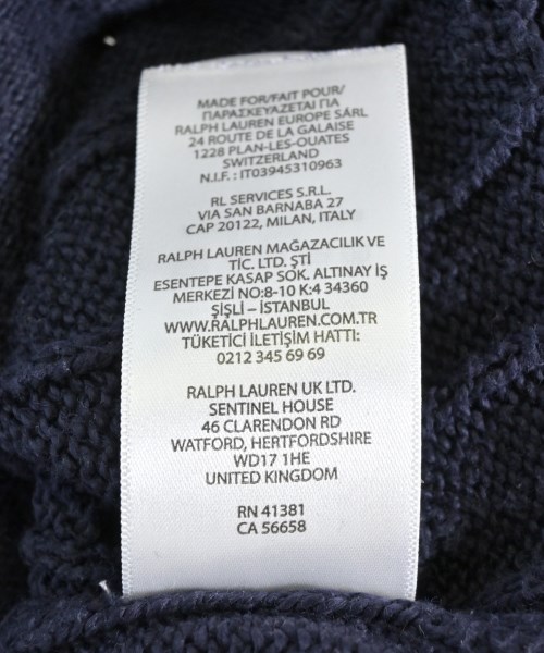 Polo Ralph Lauren（ポロラルフローレン）カーディガン 紺 サイズ:XS メンズ/2200697676061