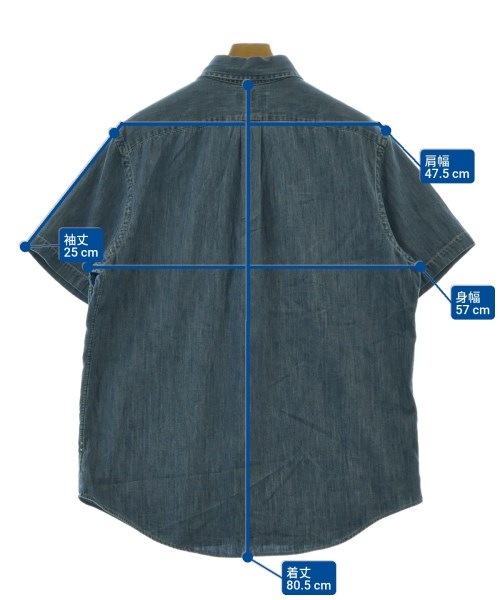 Polo Ralph Lauren（ポロラルフローレン）カジュアルシャツ 青 サイズ:L メンズ/2200700617029