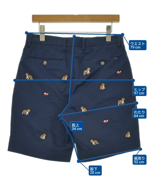 Polo Ralph Lauren（ポロラルフローレン）ショートパンツ 紺 サイズ:30(M位) メンズ/2200462411590