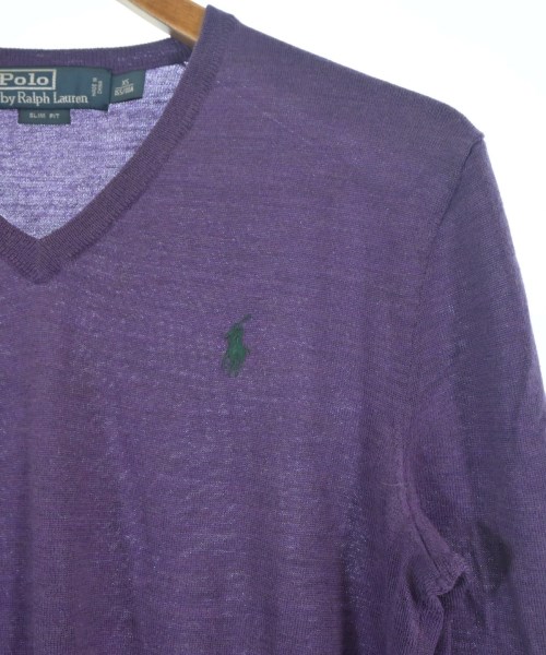 Polo Ralph Lauren（ポロラルフローレン）ニット・セーター 紫 サイズ:XS メンズ/2200710031068