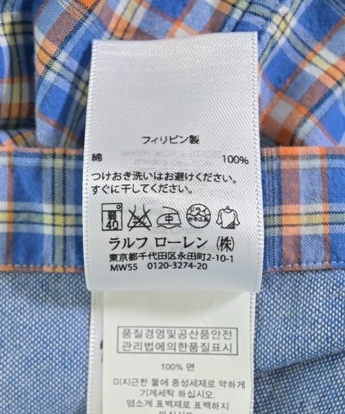 Polo Ralph Lauren（ポロラルフローレン）カジュアルシャツ 青 サイズ:XS メンズ/2200710031082