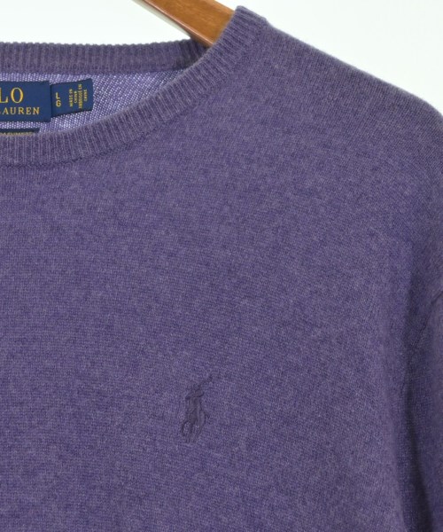 Polo Ralph Lauren（ポロラルフローレン）ニット・セーター 紫 サイズ:L メンズ/2200709221418