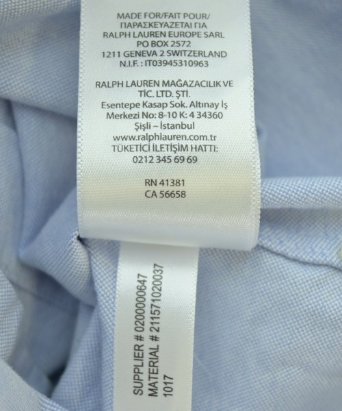 Polo Ralph Lauren（ポロラルフローレン）カジュアルシャツ 青 サイズ:S メンズ/2200709305163