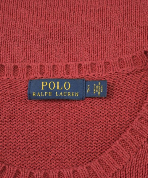 Polo Ralph Lauren（ポロラルフローレン）ニット・セーター 赤 サイズ:S メンズ/2200712875073