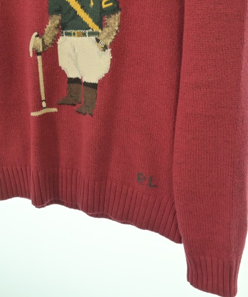 Polo Ralph Lauren（ポロラルフローレン）ニット・セーター 赤 サイズ:S メンズ/2200712875073