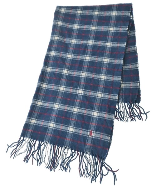 Polo Ralph Lauren(ポロラルフローレン)マフラー 青 サイズ:-/2200634044427