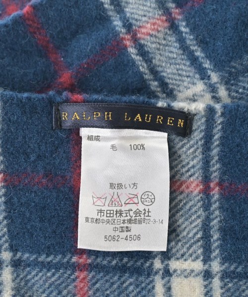 Polo Ralph Lauren（ポロラルフローレン）マフラー 青 サイズ:- メンズ/2200634044427