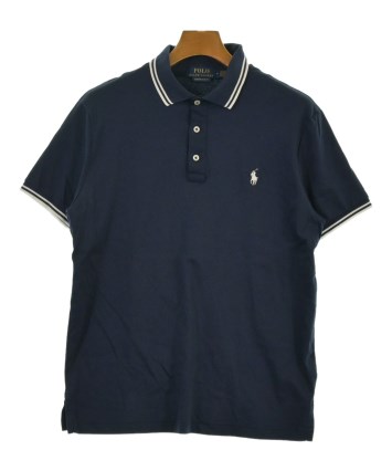 新品　タグあり　ポロ　ラルフローレン　紺　ネイビー Polo Ralph Lauren（ポロラルフローレン）ポロシャツ 紺 サイズ:M