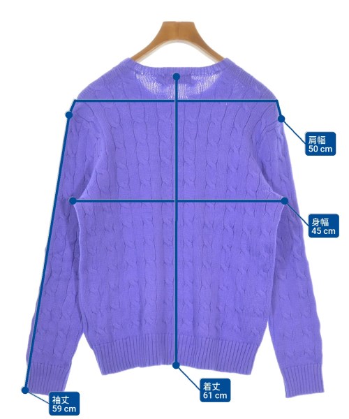 Polo Ralph Lauren（ポロラルフローレン）ニット・セーター 紫 サイズ:S メンズ/2200645717037