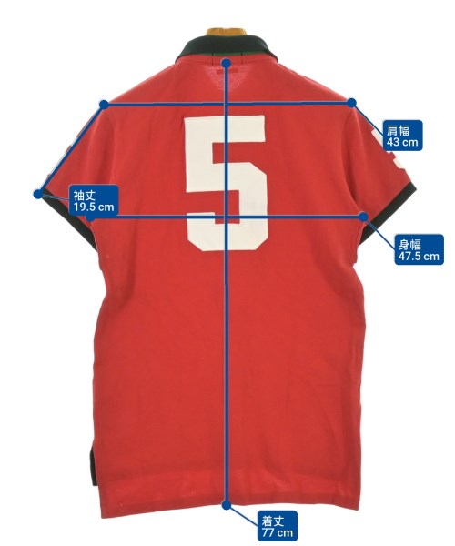 Polo Ralph Lauren（ポロラルフローレン）ポロシャツ 赤 サイズ:S メンズ/2200637983051