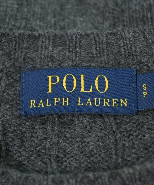 Polo Ralph Lauren（ポロラルフローレン）ニット・セーター グレー サイズ:S メンズ/2200643820029