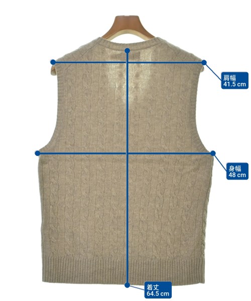 Polo Ralph Lauren（ポロラルフローレン）ベスト ベージュ サイズ:S メンズ/2200643820036