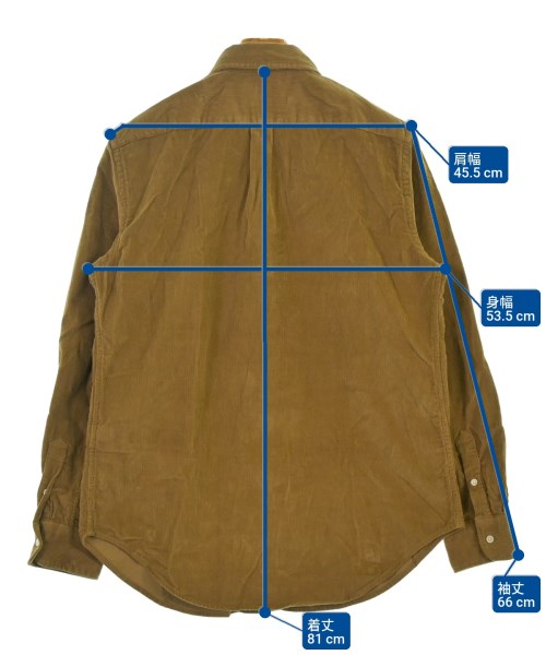 Polo Ralph Lauren（ポロラルフローレン）カジュアルシャツ 茶 サイズ:M メンズ/2200643992016