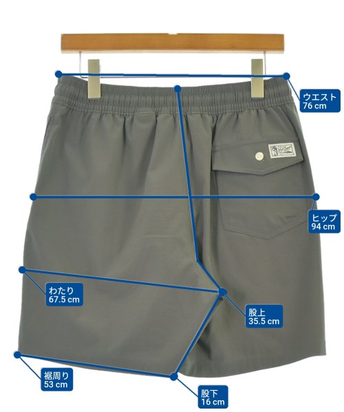 Polo Ralph Lauren（ポロラルフローレン）ショートパンツ グレー サイズ:M メンズ/2200644095075