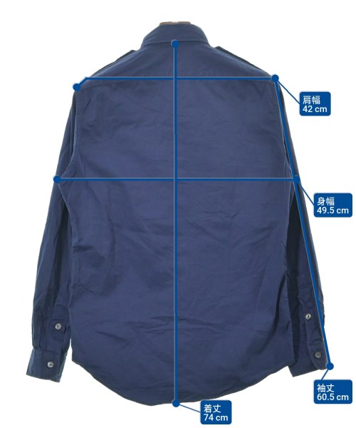 Polo Ralph Lauren（ポロラルフローレン）カジュアルシャツ 紺 サイズ:XS メンズ/2200646189086