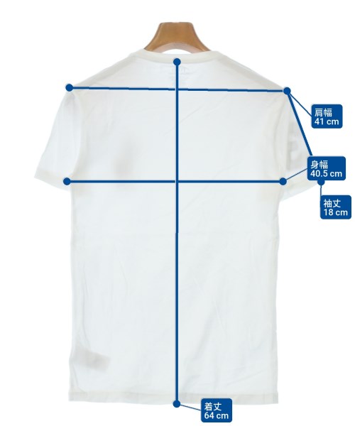 Polo Ralph Lauren（ポロラルフローレン）Tシャツ・カットソー 白 サイズ:XS メンズ/2200654059159