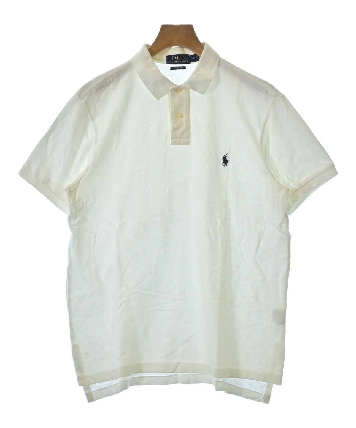 Polo Ralph Lauren（ポロラルフローレン）ポロシャツ 白 サイズ:L